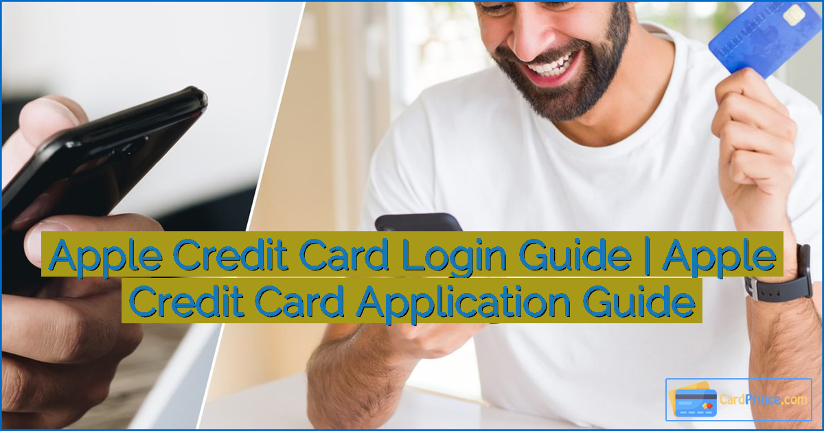 Apple Credit Card Login Guide | Apple Credit Card Application Guide