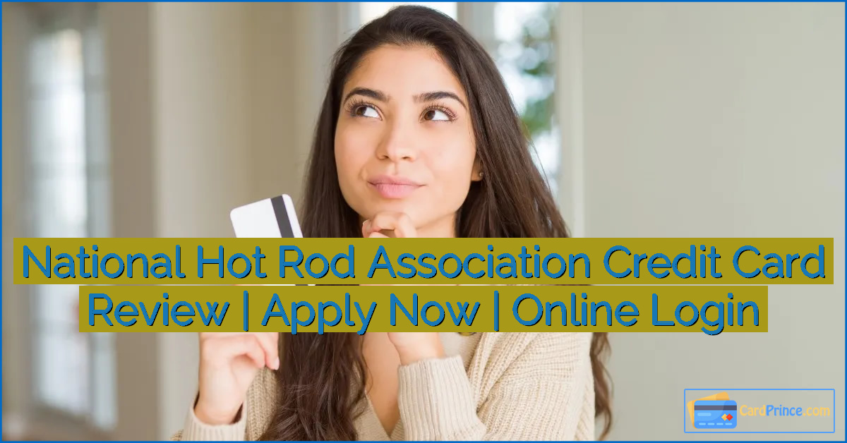 National Hot Rod Association Credit Card Review | Apply Now | Online Login